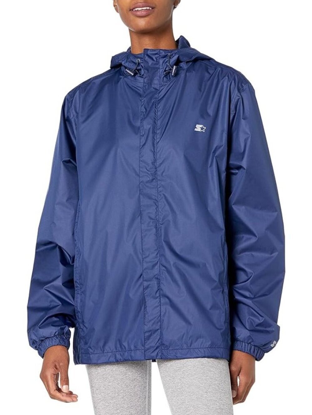 Starter Men's Waterproof Breathable Jacket - L Navy